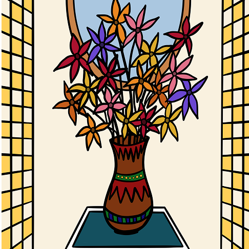 Water Your Blooms - sustainable art print by Flowaura. Choose your favourite print