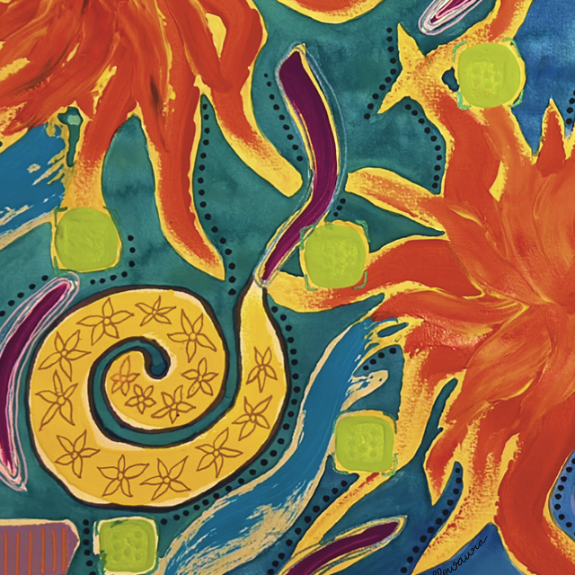 Viaje - sustainable art print by Flowaura. Choose your print size