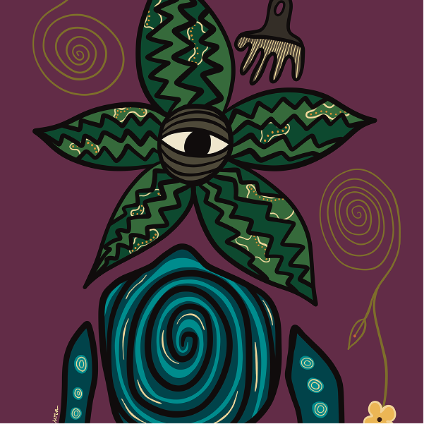 The Oracle - sustainable art print by Flowaura. Choose your size