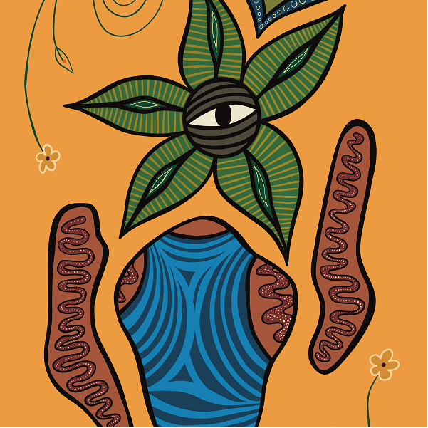 The Wanderer - sustainable art print by Flowaura. Choose your size