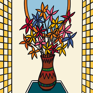 Water Your Blooms - sustainable art print by Flowaura. Choose your favourite print