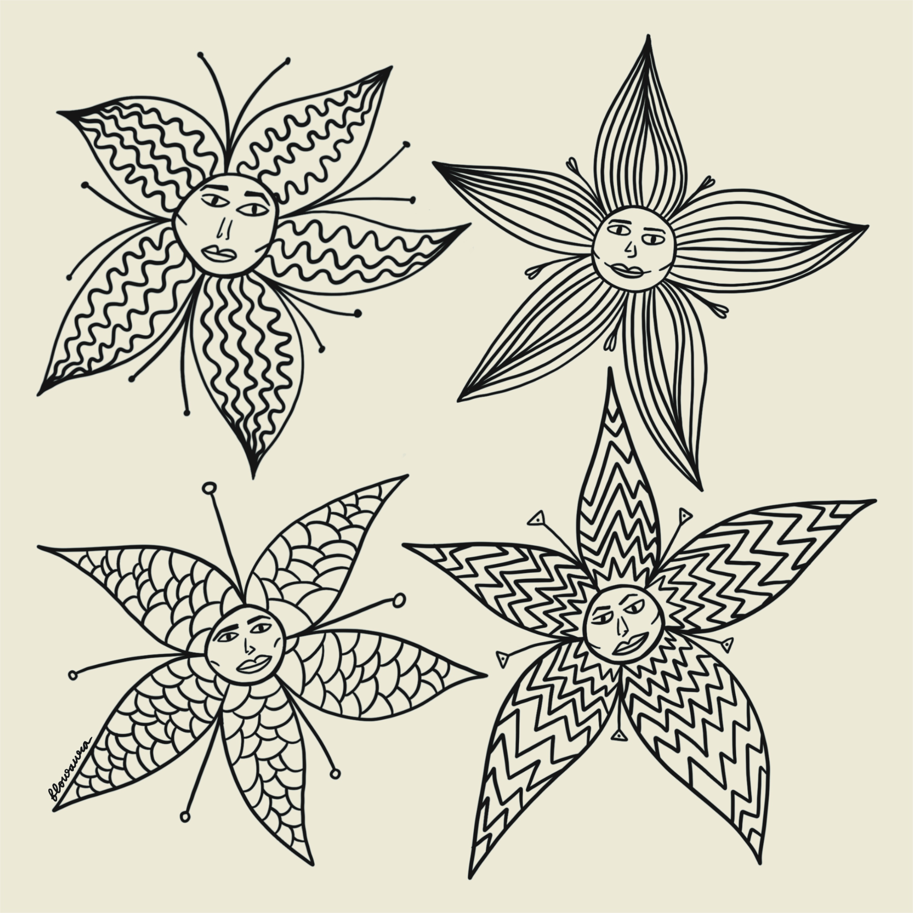 Conversations - Sustainable Art Print by Flowaura. Sustainable art print available in multiple sizes.