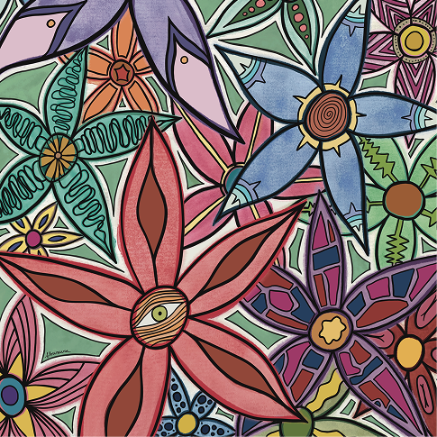 Jungle - sustainable art print by Flowaura. Choose your size & colour
