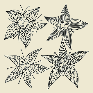 Conversations - sustainable art print by Flowaura. Choose your print size