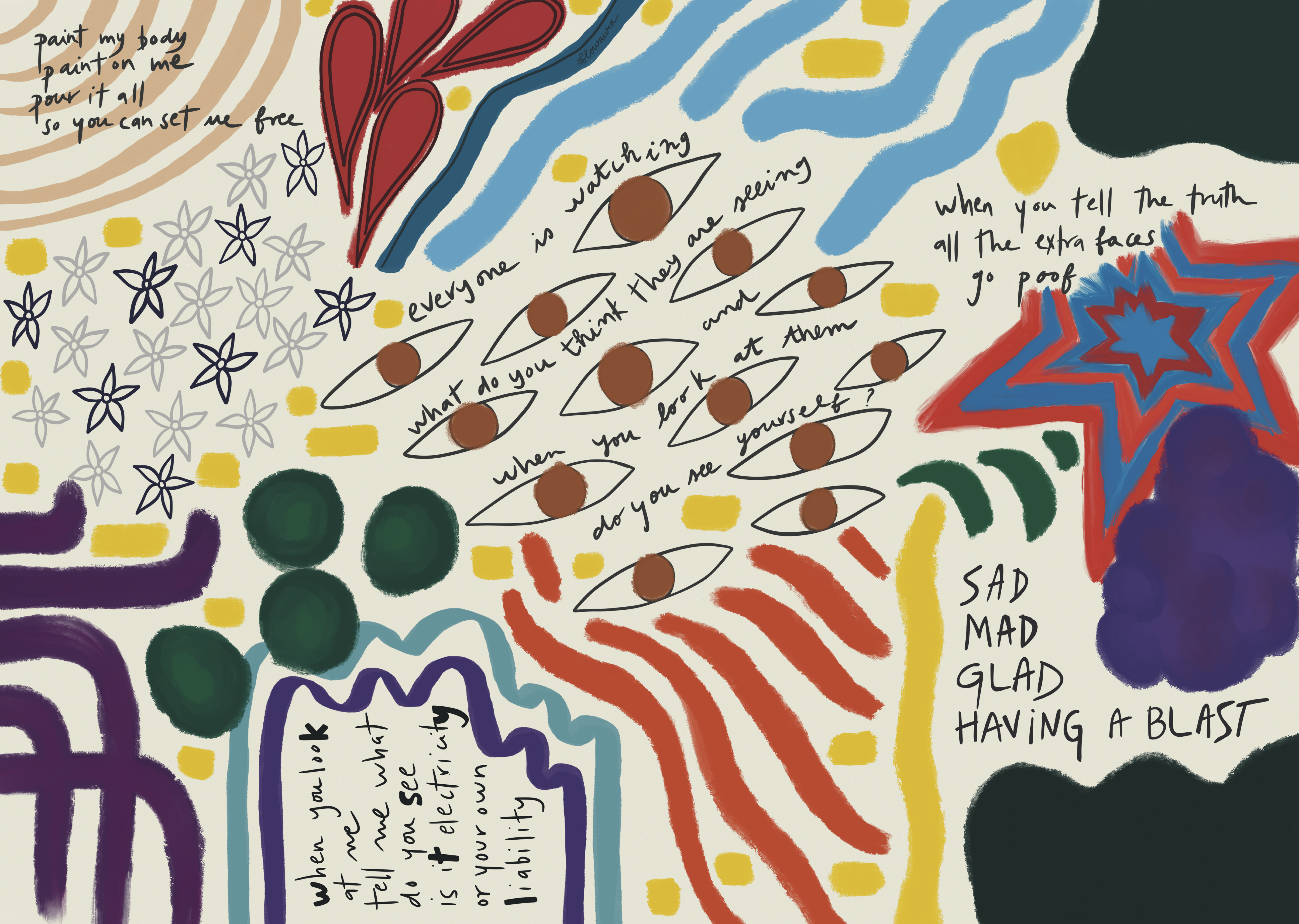 Set Me Free - Sustainable Art Print by Flowaura. Sustainable art print available in multiple sizes.