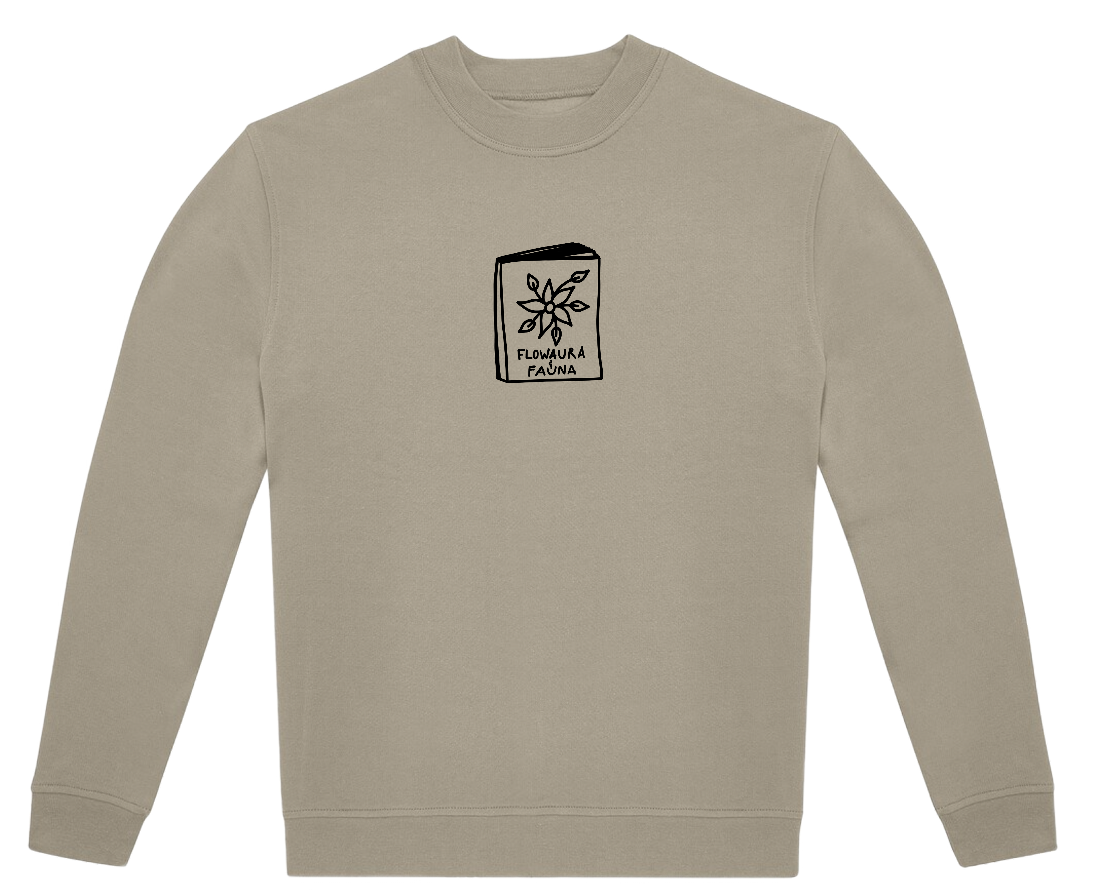 Flowaura & Fauna - Front view of limited-edition sustainable garment by Flowaura