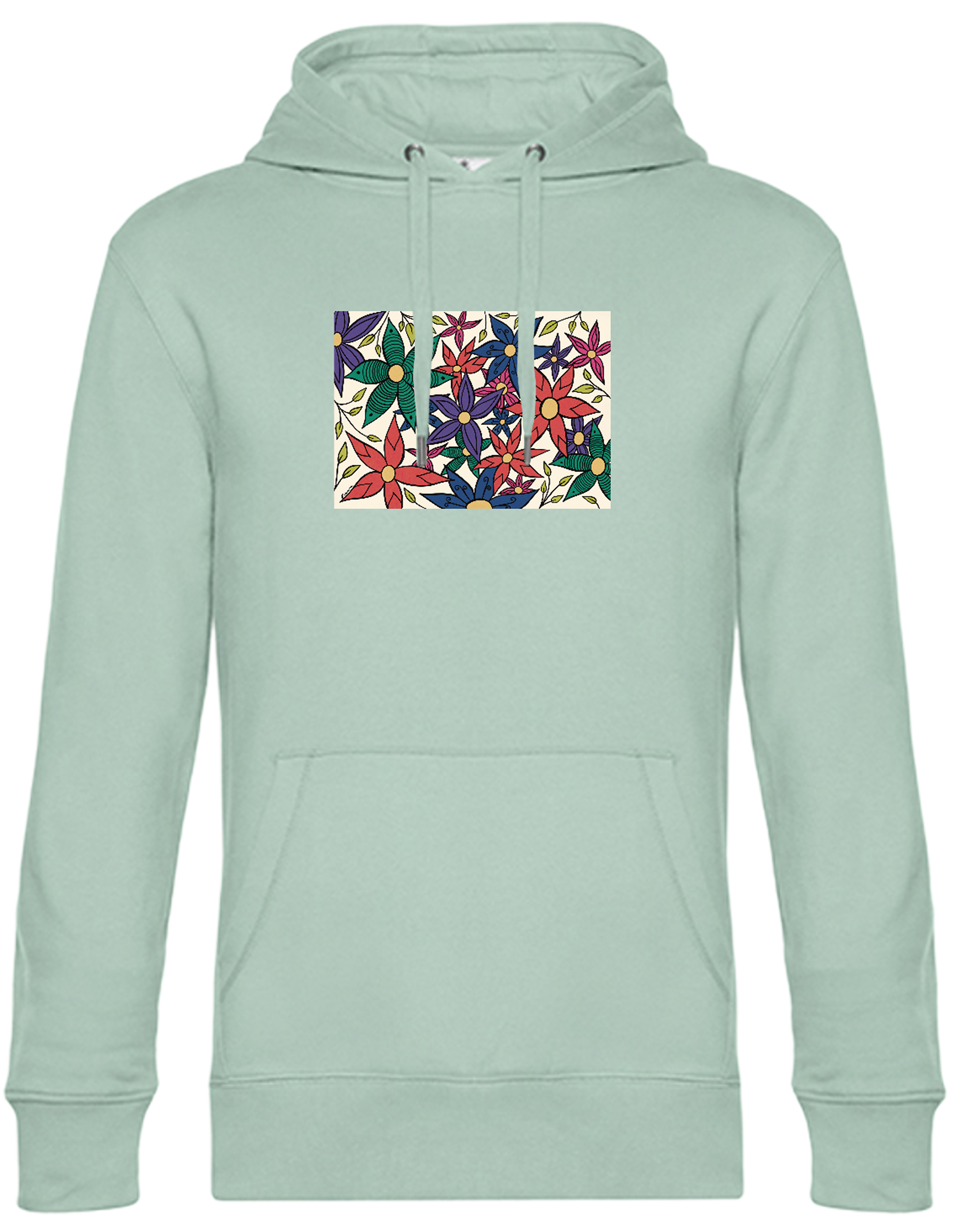 Sunlilis - Front view of limited-edition sustainable garment by Flowaura